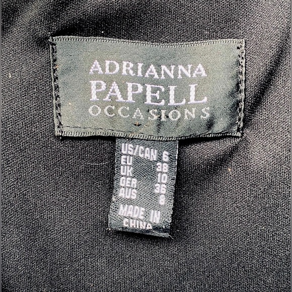 ADRIANNA PAPELL LAYERED RUFFLED DRESS - Picture 5 of 5